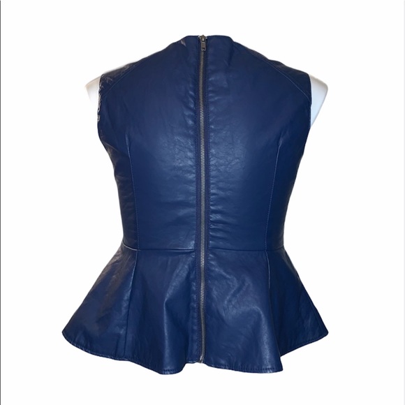 Faux (Vegan) Leather Top Vest - Picture 2 of 8